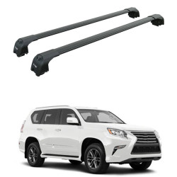 Багажник за LEXUS GX460 5d SUV (integrated railing) (2019-->2023) AERO BAR BLACK