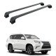 Багажник за LEXUS GX460 5d SUV (integrated railing) (2019-->2023) AERO BAR BLACK