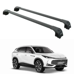 БАГАЖНИК ЗА MG HS Phev 5p SUV (integrated railing) (2024-->) AERO BAR BLACK