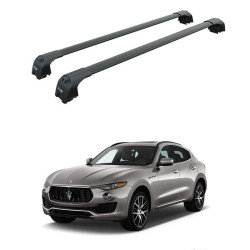 БАГАЖНИК ЗА Maserati Levante 5-dr SUV (integrated railing) (2016-->) AERO BAR BLACK