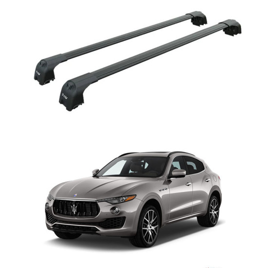 БАГАЖНИК ЗА Maserati Levante 5-dr SUV (integrated railing) (2016-->) AERO BAR BLACK
