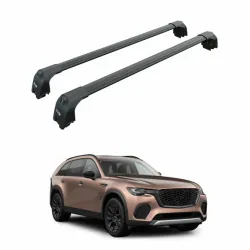 БАГАЖНИК ЗА MAZDA CX-70 5dr SUV (integrated railing) (2025-->) AERO BAR BLACK