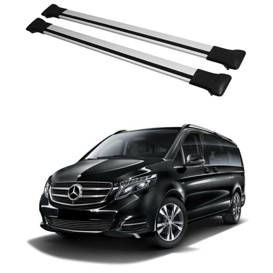 БАГАЖНИК ЗА Mercedes Clase V / EQV 5d MPV / Vito / Viano / (W447 - railing) (2014-->) AERO