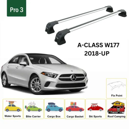 БАГАЖНИК ЗА Mercedes Clase A sedan 4d (W177 - fixpoint) (2018-->) AERO BAR