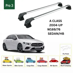 БАГАЖНИК ЗА Mercedes Clase A 5d (W169 / W176 - fixpoint) (2004-->2018) AERO BAR