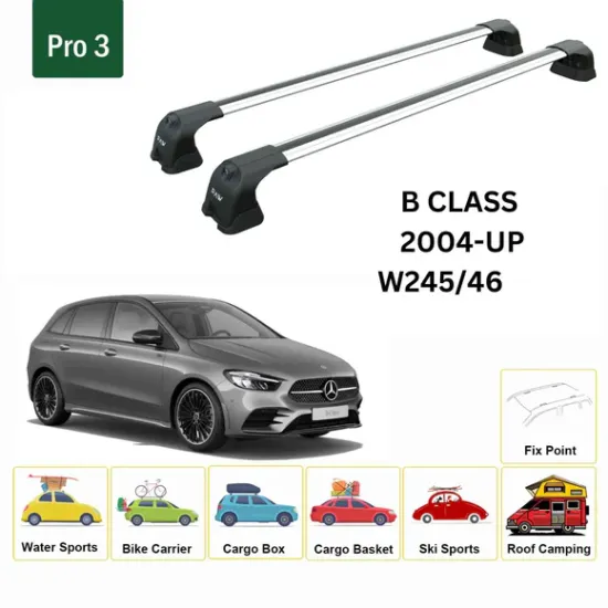 БАГАЖНИК ЗА Mercedes Clase B 5d (W245 / W246 - fixpoint) (2005-->2018) AERO BAR