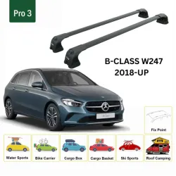 БАГАЖНИК ЗА Mercedes Clase B 5d (W247 - fixpoint) (2018-->) AERO BAR BLACK