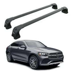 БАГАЖНИК ЗА Mercedes Clase GLC Coupe (I/C253 - fixpoint) (2016-->2022) AERO BAR BLACK