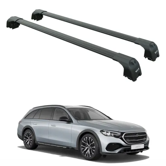 Багажник за Mercedes Class E All Terrain (S214 / X214 - integrated railing) (2023-->) AERO BAR BLACK