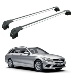 БАГАЖНИК ЗА Mercedes Clase C Estate (S205 - integrated railing) (2014-->2021) AERO BAR