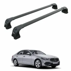 БАГАЖНИК ЗА Mercedes Clase C sedan 4d (W206 - fixpoint) (2021-->) AERO BAR BLACK