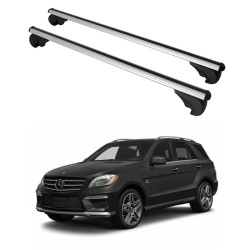 Багажник за Mercedes Clase M 5d (W166 - railing) (2012-->2015) ALU REILING