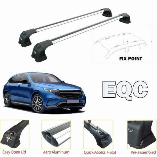 Багажник за Mercedes EQC 5d (standard roof) (N293 - 2019-->) AERO BAR