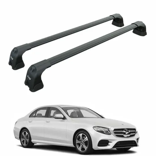 БАГАЖНИК ЗА Mercedes Clase E sedan 4d (W213 - fixpoint) (2016-->2023) AERO BAR BLACK