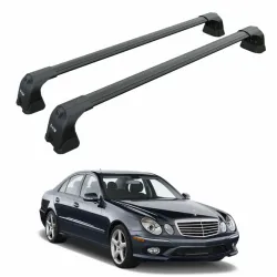 БАГАЖНИК ЗА Mercedes Clase E sedan 4d (W211 - fixpoint) (2002-->2009) AERO BAR BLACK