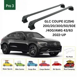 БАГАЖНИК ЗА Mercedes Clase GLC Coupe (II/C254 - fixpoint) (2022-->) AERO BAR BLACK