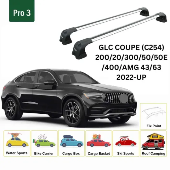 БАГАЖНИК ЗА Mercedes Clase GLC Coupe (II/C254 - fixpoint) (2022-->) AERO BAR