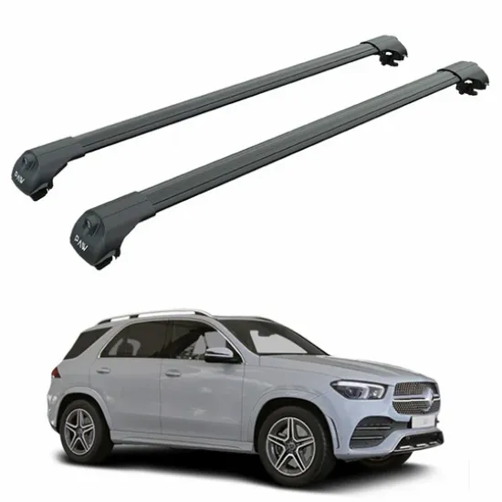 Багажник за Mercedes Clase GLE 5d (W166 - railing) (2015-->2019) AERO BAR BLACK