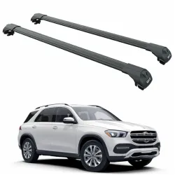 Багажник за Mercedes Clase GLE 5d (W167 - railing) (2019-->) AERO BAR BLACK