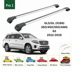Багажник за Mercedes Clase GLS/GL (X166 - railing) (2012-2019) AERO BAR