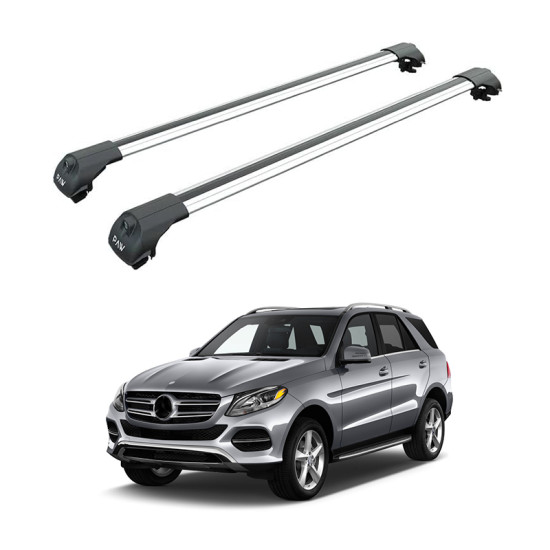 Багажник за Mercedes Clase M 5d (W166 - railing) (2012-->2015) AERO BAR