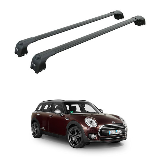 БАГАЖНИК ЗА Mini Clubman 5d (F54 - integrated railing) (2015-->) AERO BAR BLACK