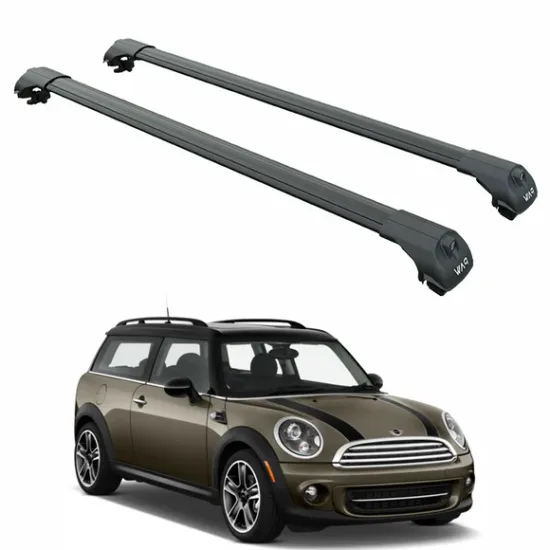 БАГАЖНИК ЗА Mini Clubman 5d (R55 - railing) (2011-->2014) AERO BAR BLACK