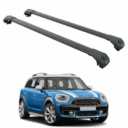 Багажник за Mini Countryman 5d (F60 - railing) (2017-->2024) AERO BAR BLACK