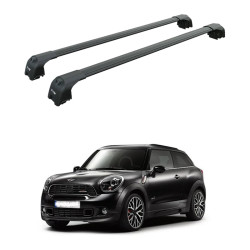 БАГАЖНИК ЗА Mini Paceman 3d (R61 - integrated railing) (2013-->2016) AERO BAR BLACK