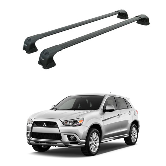 БАГАЖНИК ЗА Mitsubishi ASX 5d (fixpoint) (2010-->2023) AERO BAR BLACK