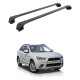 БАГАЖНИК ЗА Mitsubishi ASX 5d (integrated railing) (2010-->2023) AERO BAR BLACK
