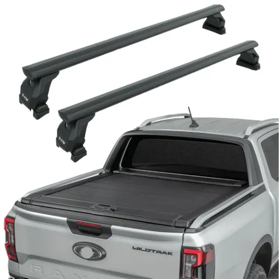 Багажник за джип за товарното отделение за Mitsubishi L200 4d. Pickup (2024-->) AERO BAR BLACK