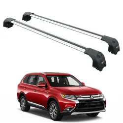 БАГАЖНИК ЗА Mitsubishi Outlander 5d (III - integrated railing) (2013-->2022) AERO BAR