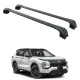 БАГАЖНИК ЗА Mitsubishi Outlander 5d (IV - integrated railing) (2022-->) AERO BAR BLACK