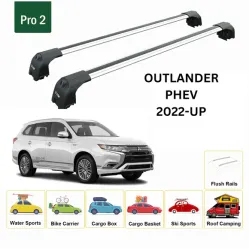 БАГАЖНИК ЗА Mitsubishi Outlander PHEV 5d (integrated railing) (2022-->) AERO BAR