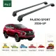 БАГАЖНИК ЗА Mitsubishi Pajero Sport 5d (III - integrated railing) (2016-->2022) AERO BAR BLACK