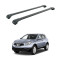 БАГАЖНИК ЗА Nissan Qashqai / Qashqai +2 5d (I/J10 - railing) (2007-->2014) AERO BAR BLACK