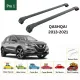 Багажник за Nissan Qashqai 5d (II/J11- railing) (2014-->2021) AERO BAR BLACK