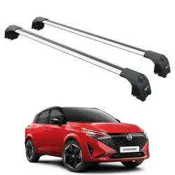 Багажник за Nissan Qashqai 5d (III/J12 - integrated railing ) (2021-->) AERO BAR