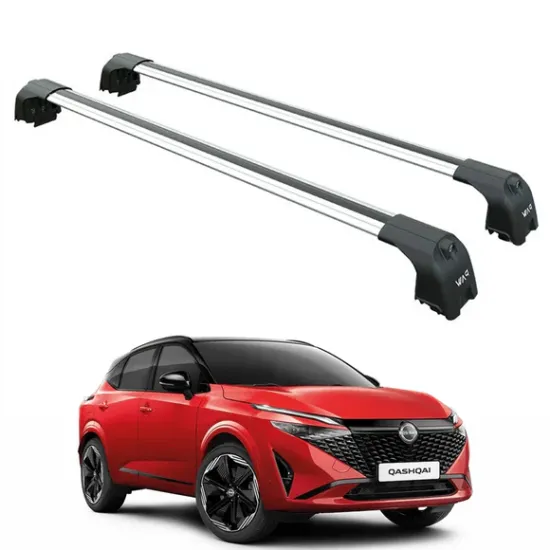 Багажник за Nissan Qashqai 5d (III/J12 - integrated railing ) (2021-->) AERO BAR