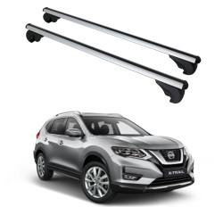 Багажник за Nissan X-Trail 5d (III/T32 - railing) (2014-->2022) ALU REILING