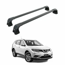 БАГАЖНИК ЗА Nissan X-Trail 5d (III/T32 - fixpoint) (2014-->) AERO BAR BLACK