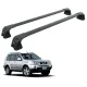 БАГАЖНИК ЗА Nissan X-Trail 5d (I/T30 - fixpoint) (2001-->2006) AERO BAR BLACK