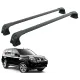 БАГАЖНИК ЗА Nissan X-Trail 5d (II/T31 - integrated railing without lights) (2007-->2014) AERO BAR BLACK
