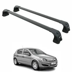 БАГАЖНИК ЗА Opel Astra 5d (H - fixpoint) (2004-->2010) AERO BAR BLACK