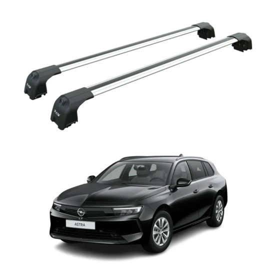 Багажник за Opel Astra Sports Tourer (L - integrated railing) (2021-->) AERO BAR