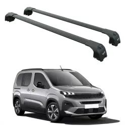 БАГАЖНИК ЗА Opel Combo (E - integrated railing) (2024-->) AERO BAR BLACK