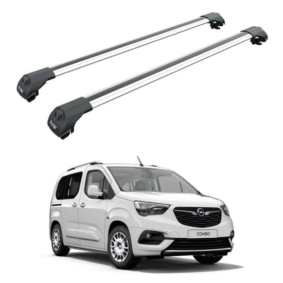 БАГАЖНИК ЗА Opel Combo/Combo XL/Combo-e (E - railing) (2018-->) AERO BAR