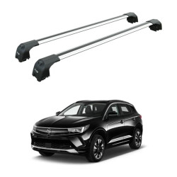 БАГАЖНИК ЗА Opel Grandland X 5d (integrated railing) (2017-->2024) AERO BAR