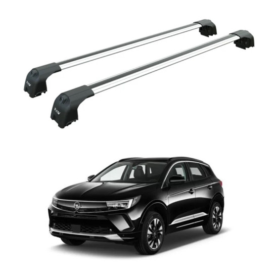 БАГАЖНИК ЗА Opel Grandland X 5d (integrated railing) (2017-->2024) AERO BAR
